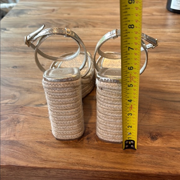 Zara Silver Strappy Wedge Sandals - Picture 3 of 5